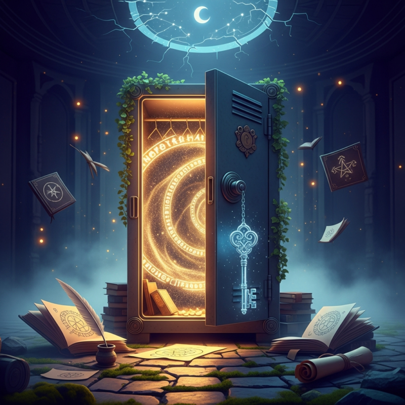 Illustration of 【夢占い】ロッカーの夢は幸運の前兆?秘密を解き明かす