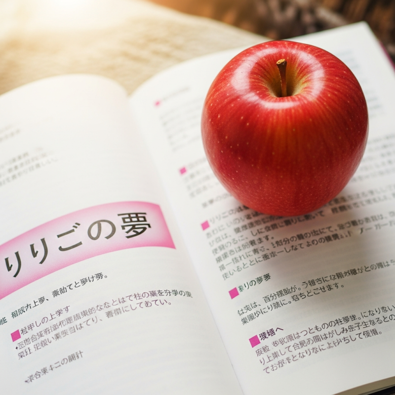 Illustration of りんごの夢は幸運？【夢占い】でわかる前兆と心理