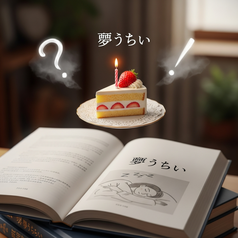 ケーキの夢 illustration