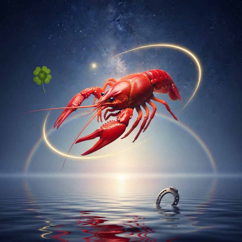 Illustration of ザリガニの夢は幸運の前兆？夢占いが告げるメッセージ