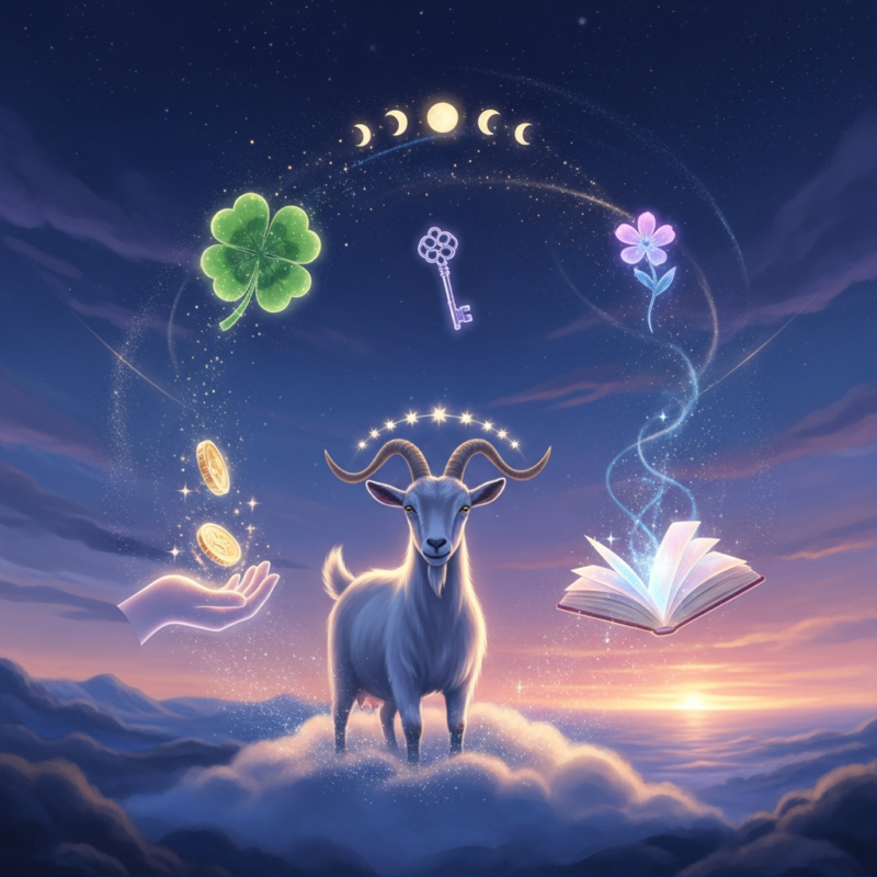 Illustration of ヤギの夢は幸運の前兆？夢占いでわかる未来のサイン