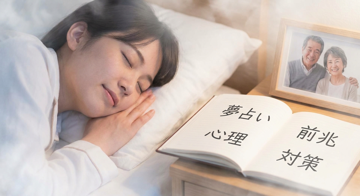 亡くなった人が夢に出てきた illustration