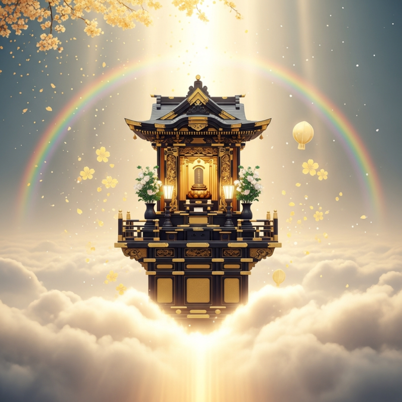Illustration of 仏壇の夢は幸運の前兆?夢占いが示す意味と心理