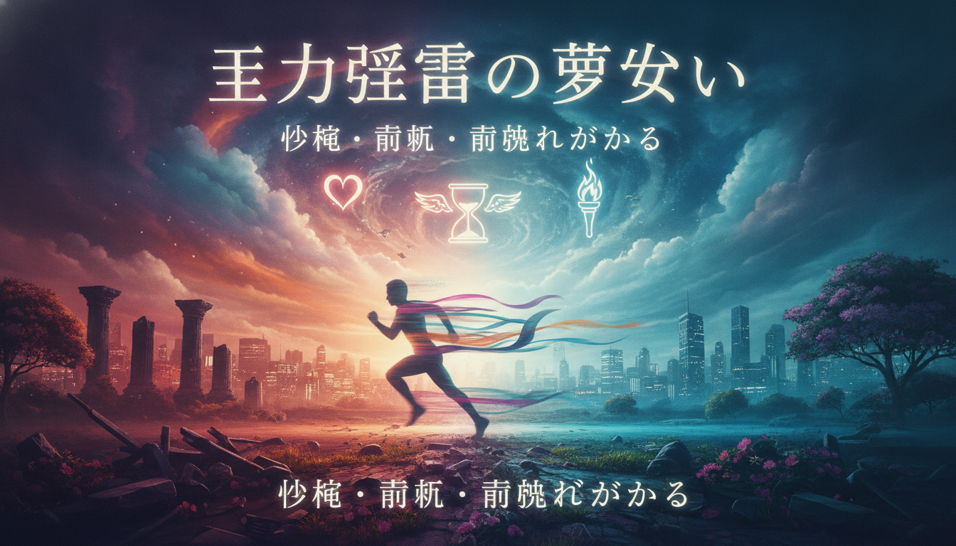 Illustration of 全力疾走の夢占い｜心理・前兆・前触れがわかる