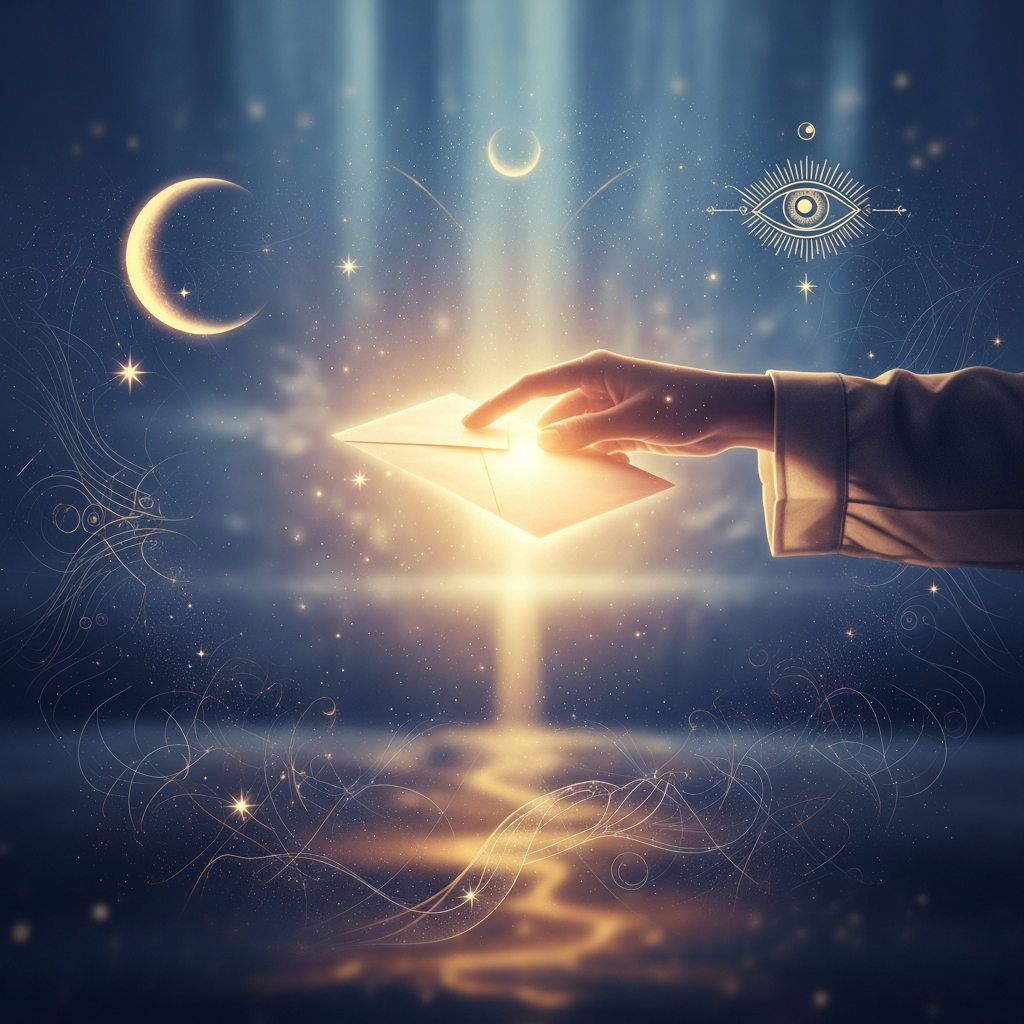 Illustration of 手紙をもらう夢は予知夢？夢占いが示す前兆と意味