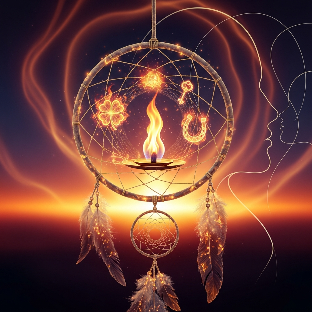 火事の夢の夢占い illustration for 火事の夢は幸運のサイン！【夢占い】でわかる心理と前兆