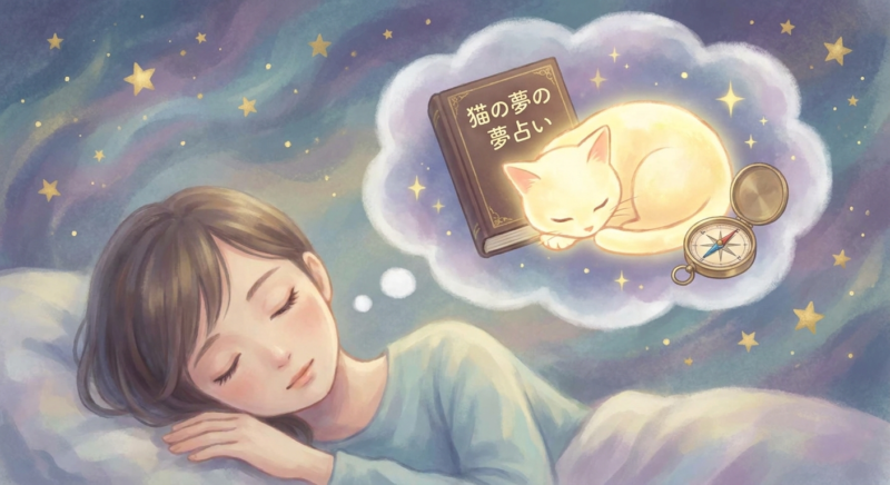 猫の夢 illustration