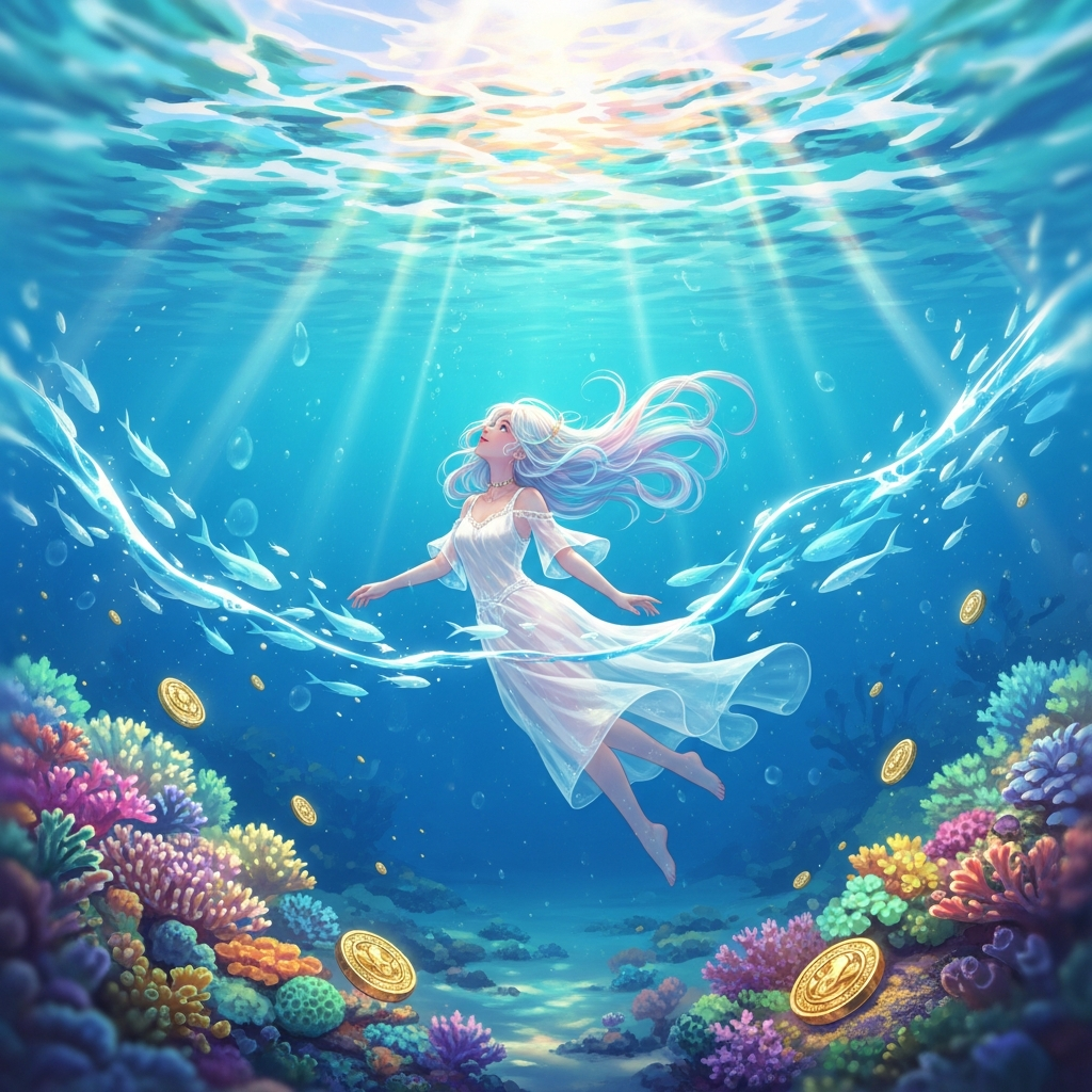 綺麗な海の夢 illustration