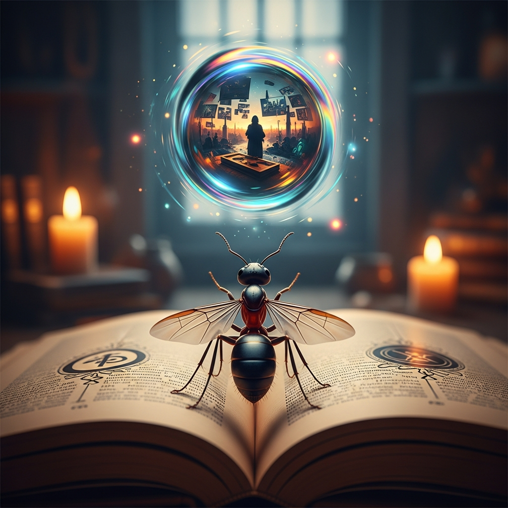 Illustration of 蟻の夢は予知夢？夢占いが示す前兆と意味