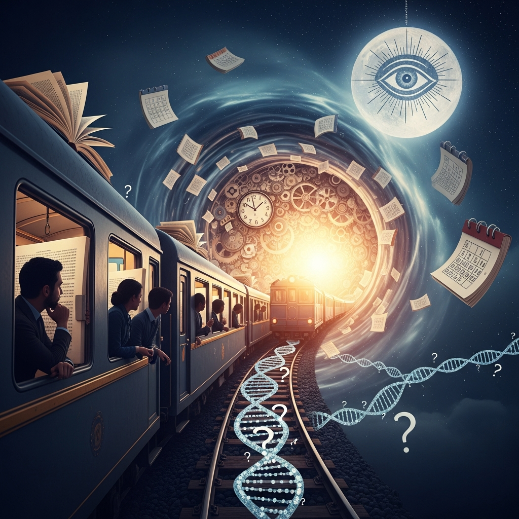 Illustration of 電車の夢は人生の転機？夢占いでわかる前兆と心理